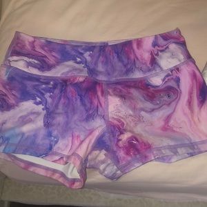 *SOLD* savage barbell unicorn dreams booty shorts